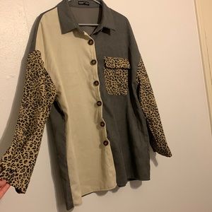 SHEIN leopard “shjacket”